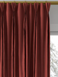 Sanderson Tuscany II Made to Measure Curtains or Roman Blind, Coral - thumbnail 6