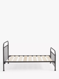Wrought Iron And Brass Bed Co. Edward Slatted Bed Frame, Small Double - thumbnail 2