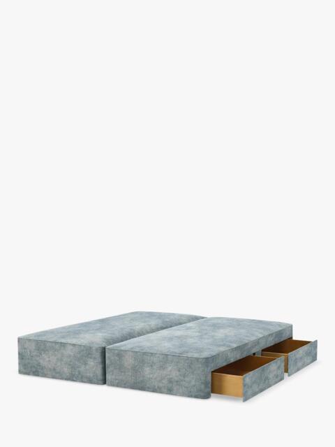 John Lewis Pocket Sprung Upholstered 4 Drawer Divan Base, Emperor