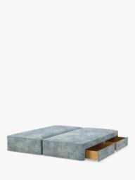 John Lewis Pocket Sprung Upholstered 4 Drawer Divan Base, Emperor
