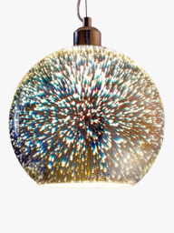 John Lewis Oberon Holographic Pendant Ceiling Light, Multi - thumbnail 4