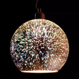 John Lewis Oberon Holographic Pendant Ceiling Light, Multi - thumbnail 6