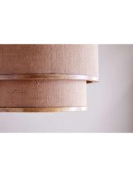 nkuku Darat Mango Wood and Jute Ceiling Light, Natural - thumbnail 2