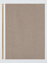 John Lewis Mini Geometric Check Pair Blackout Lined Pencil Pleat Curtains, Latte - thumbnail 4