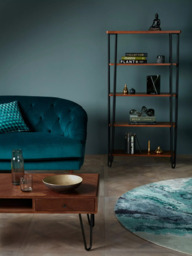John Lewis Hairpin Coffee Table, Dark Oak - thumbnail 5