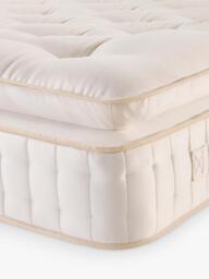 John Lewis British Natural Collection Helmsley Wool Pillowtop 7500 Pocket Spring Mattress, Single - thumbnail 4