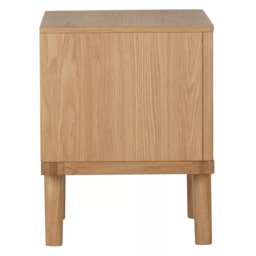 John Lewis Bow 1 Drawer Bedside Table, Natural - thumbnail 4