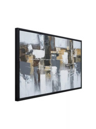 John Lewis 'Storm' Hand Painted Textured Framed Canvas, 72 x 112cm, Brown/Multi - thumbnail 2