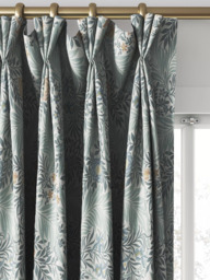 William Morris At Home Larkspur Made to Measure Curtains or Roman Blind, Woad - thumbnail 6