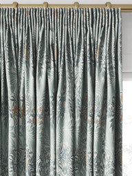 William Morris At Home Larkspur Made to Measure Curtains or Roman Blind, Woad - thumbnail 2