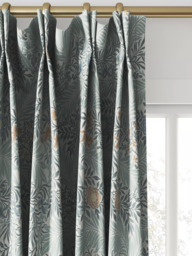 William Morris At Home Larkspur Made to Measure Curtains or Roman Blind, Woad - thumbnail 4