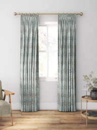William Morris At Home Larkspur Made to Measure Curtains or Roman Blind, Woad - thumbnail 3