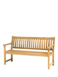 KETTLER Hampton 3-Seater Eucalyptus Wood Garden Bench - thumbnail 1