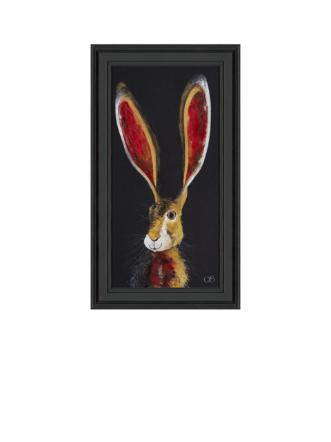 John Lewis Quinn Russell 'Lewis' Framed Print, 69 x 39cm, Red/Black - image 1