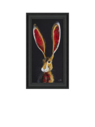 John Lewis Quinn Russell 'Lewis' Framed Print, 69 x 39cm, Red/Black