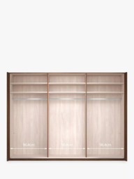 John Lewis Marlow 300cm Mirrored Sliding Door Wardrobe - thumbnail 4