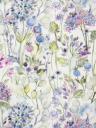 Voyage Hedgerow Made to Measure Curtains or Roman Blind, Lilac Linen