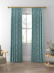 Prestigious Textiles Gypsy Made to Measure Curtains or Roman Blind, Teal - thumbnail 3