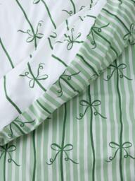 John Lewis Christmas Bow Duvet Cover Set - thumbnail 3