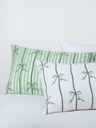 John Lewis Christmas Bow Duvet Cover Set - thumbnail 2