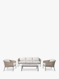 KETTLER Isla 5-Seater Garden Lounging Sofa Set, Mushroom