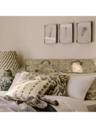 OKA Carthew Embroidered Cushion - thumbnail 2