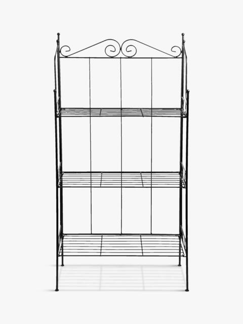 Fallen Fruits Folding 3 Tier Etagere Plant Stand, H109cm, Black - image 1