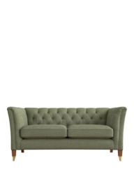 Laura Ashley Chatsworth Small 2 Seater Sofa, Teak Leg - thumbnail 3