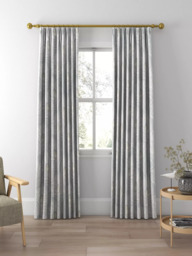 Harlequin Orlena Made to Measure Curtains or Roman Blind, Powder Blue/Gilver - thumbnail 3