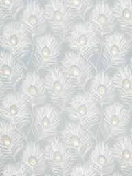 Harlequin Orlena Made to Measure Curtains or Roman Blind, Powder Blue/Gilver - thumbnail 1
