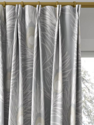 Harlequin Orlena Made to Measure Curtains or Roman Blind, Powder Blue/Gilver - thumbnail 4