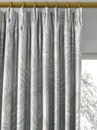 Harlequin Orlena Made to Measure Curtains or Roman Blind, Powder Blue/Gilver - thumbnail 2