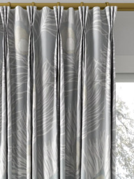 Harlequin Orlena Made to Measure Curtains or Roman Blind, Powder Blue/Gilver - thumbnail 6