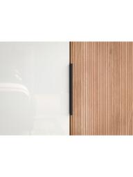 John Lewis Aspen 2.5m Hinged Wardrobe with 3 Glass Doors & 2 Wooden Doors - thumbnail 5
