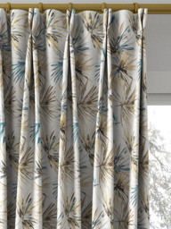 Harlequin Aucuba Made to Measure Curtains or Roman Blind, Ink/Gold - thumbnail 4