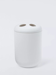 John Lewis Essential Toothbrush Holder, White - thumbnail 1
