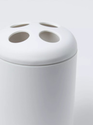 John Lewis Essential Toothbrush Holder, White - thumbnail 2