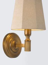 John Lewis Winchester Wall Light, Antique Brass - thumbnail 5