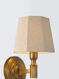John Lewis Winchester Wall Light, Antique Brass - thumbnail 4