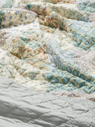 John Lewis Tilly Patchwork Quilt, Blue - thumbnail 2