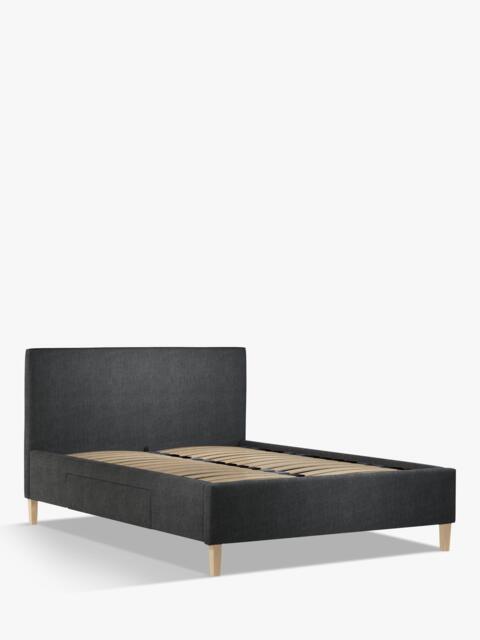John Lewis Emily 2 Drawer Upholstered Bed Frame, Double - image 1