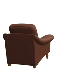 John Lewis Camber Leather Armchair, Light Leg - thumbnail 4