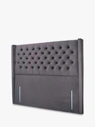 John Lewis Margot Winged Full Depth Upholstered Headboard, Small Double - thumbnail 2