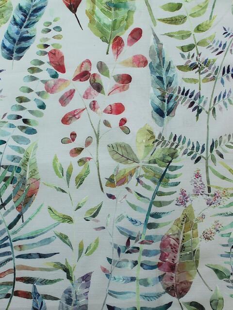 Voyage Kenton Made to Measure Curtains or Roman Blind, Pomegranate Silver - image 1