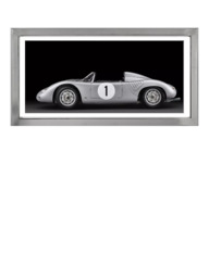 Brookpace Lascelles 'Porsche 718 RSK' Car Framed Print & Mount, 49 x 99cm, Black