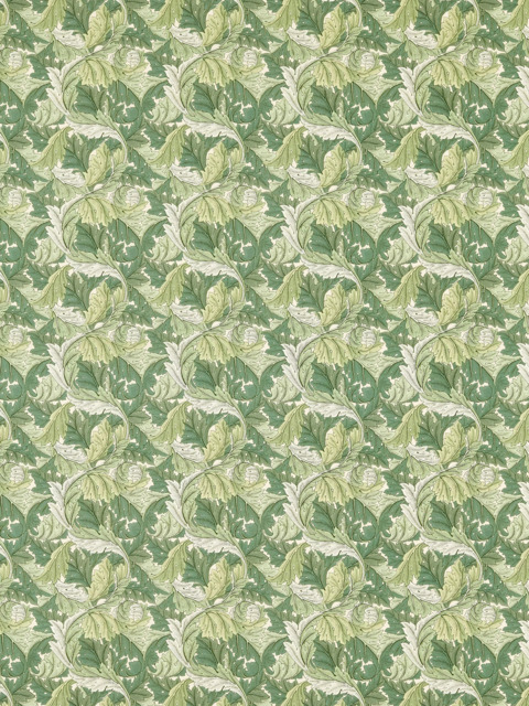 Clarke & Clarke Acanthus Made to Measure Curtains or Roman Blind, Apple/Sage - image 1