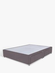 John Lewis Non-Sprung Upholstered Continental 2+2 Drawer Divan Base, King Size