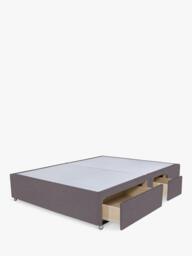 John Lewis Non-Sprung Upholstered Continental 2+2 Drawer Divan Base, King Size - thumbnail 2