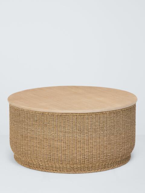 John Lewis Dune Woven Coffee Table, Natural - image 1