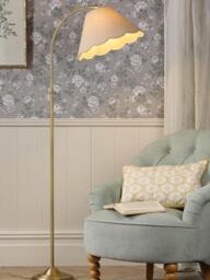 Laura Ashley Cordwell Floor Lamp, Antique Brass - thumbnail 2